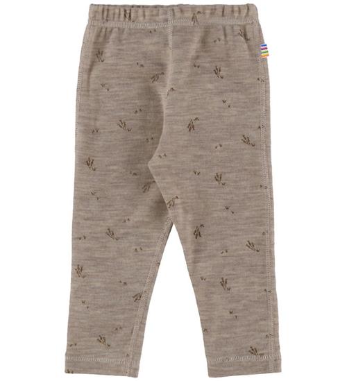 Joha Leggings - Uld - Beige Melange