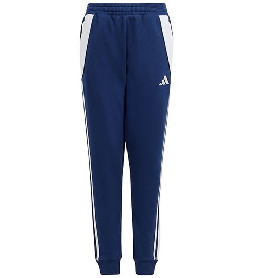 adidas Performance Sweatpants - Tiro 24 - Team Navy Blue/Hvid