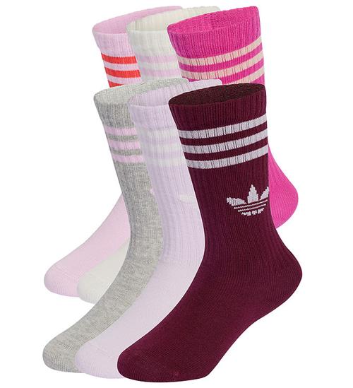adidas Originals Strømper - 6-pak - 3S Crew - Cloud White/Ice La