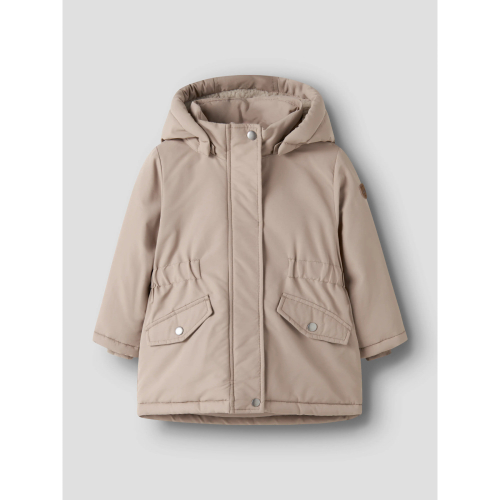 NAME IT Jakke Marlow Parka Silver Mink