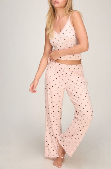 Hunkemöller Pyjamasbukser Jersey Lyserød