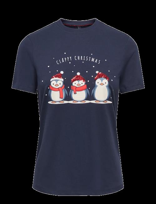 ONLY | Onlkita Reg S/S Top Box Xmas Jrs | XS