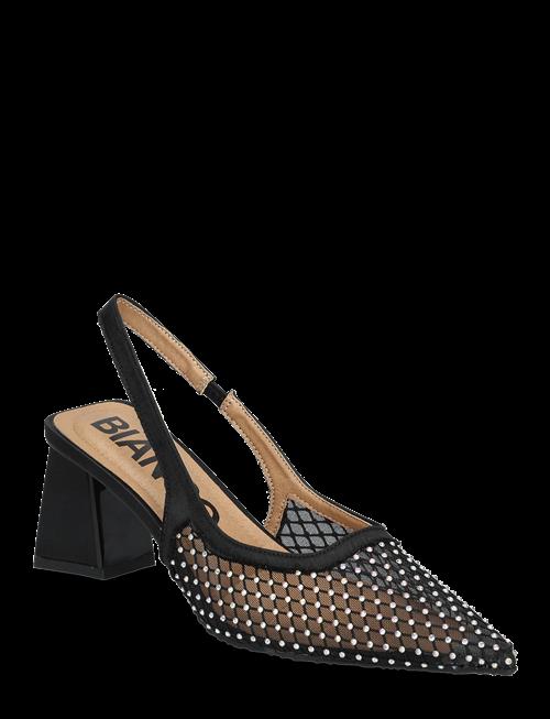 Bianco | Biamaralyn Slingback Rhinestone Mesh | 39