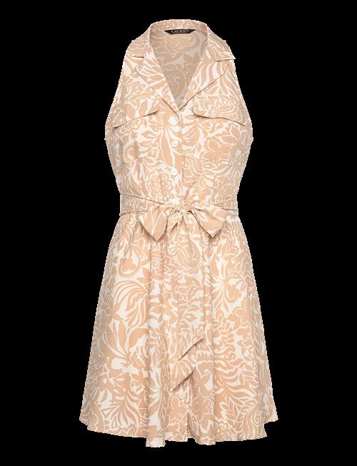 Lauren Ralph Lauren | Floral Crepe Sleeveless Shirtdress | 46