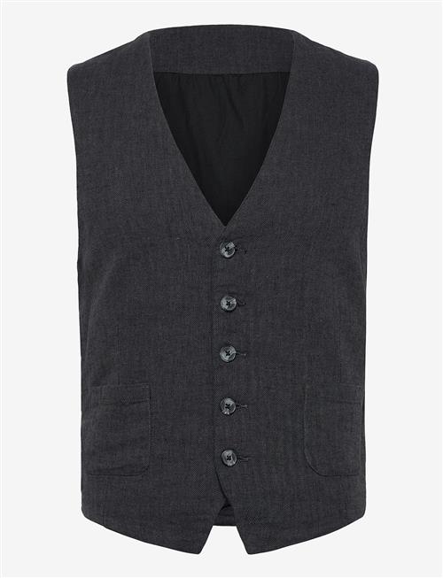 Lindbergh | Cotton Linen Waistcoat | S