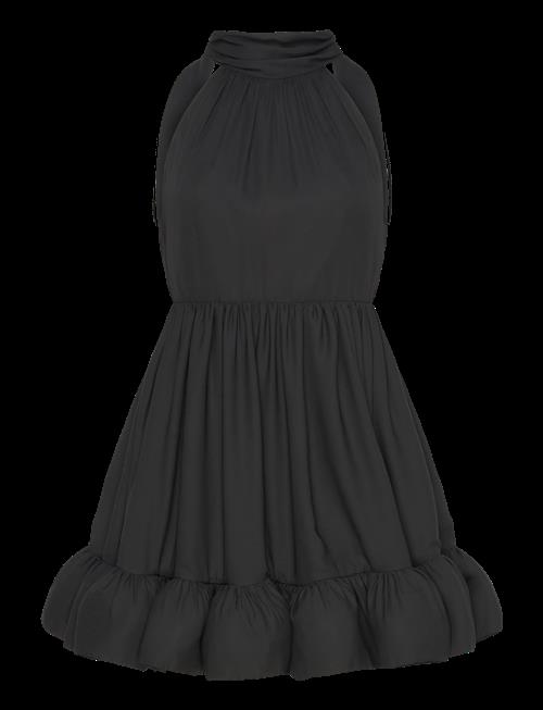 Malina | Fern Halterneck Ruffled Mini Dress | L