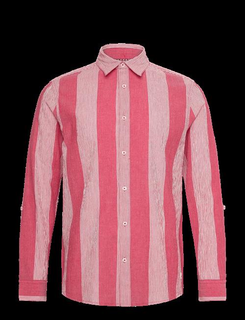 Scotch & Soda | Crinkled-Stripe Regular Fit Shirt | XL