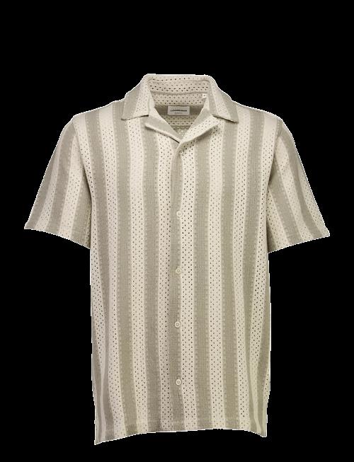 Lindbergh | Bold Striped Resort Shirt S/S | L