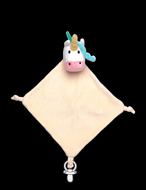 Geggamoja | Velour Blanket Pink Unicorn | ONE SIZE