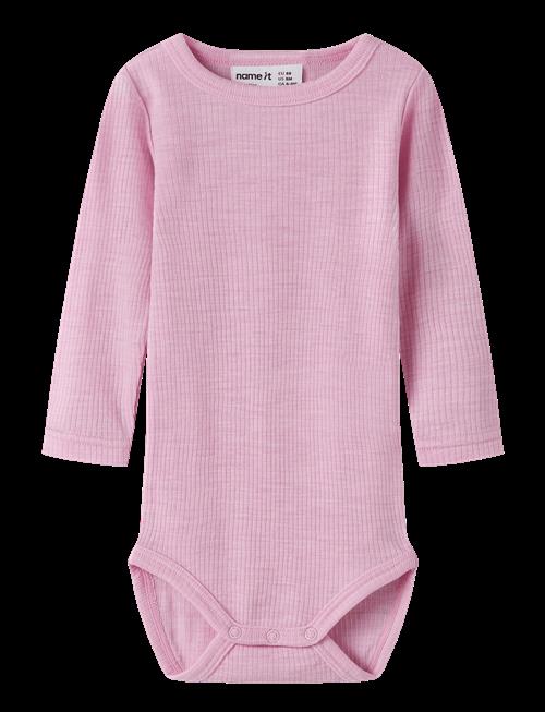 name it | Nbnwax Wool Rib Ls Body Noos | 68