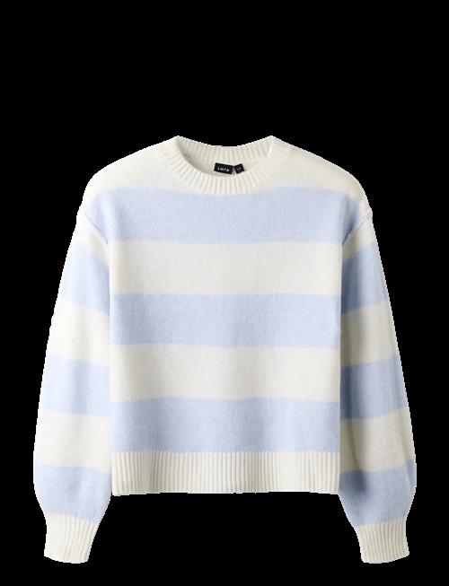 LMTD | Nlfbynthe Stripe Ls Short Knit | 158-164