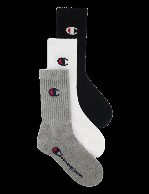 Champion | 3Pk Crew Socks | 27-30