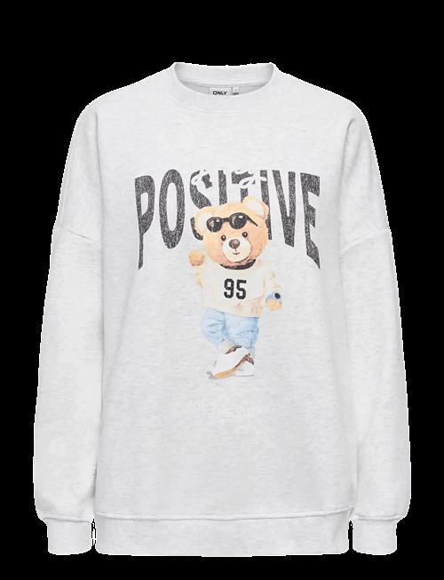 ONLY | Onlbila L/S Bear O-Neck Swt | XS