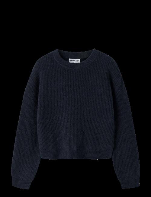 name it | Nkfholly Ls Boxy Short Knit Noos | 122-128