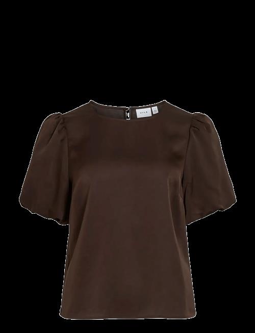 Vila | Viellette 2/4 Satin Puff Top - Noos | 38