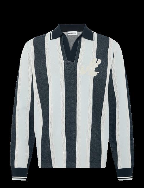 J. Lindeberg | Silas Stripe Polo Knit | XXL