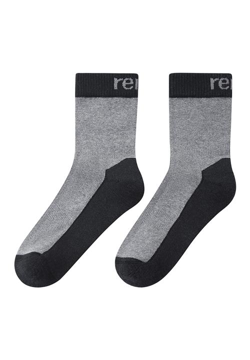 Reima Villalla Sokker Melange Grey  Melange grey-34-37 EU  Grå  34-37 EU  Drenge, Piger