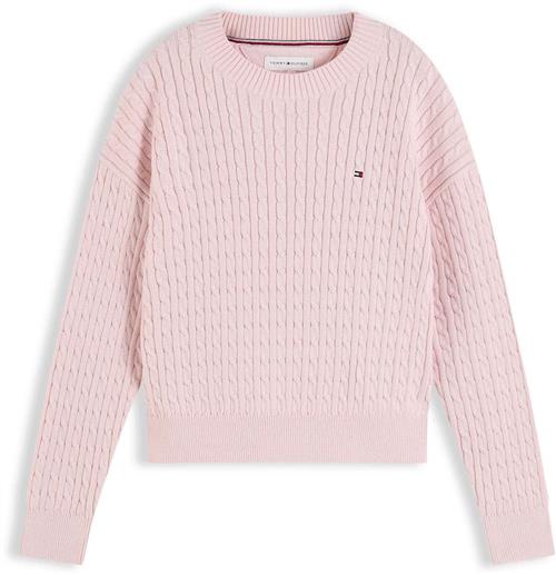 Tommy Hilfiger Striktrøje Whimsy Pink  Whimsy Pink 12 Y  Lyserød  12 år  Piger