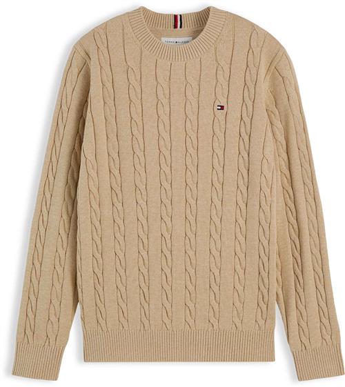 Tommy Hilfiger Kabelstrik Gentle Gold Htr  Gentle Gold Htr 8 Y  Beige  8 år  Drenge, Piger