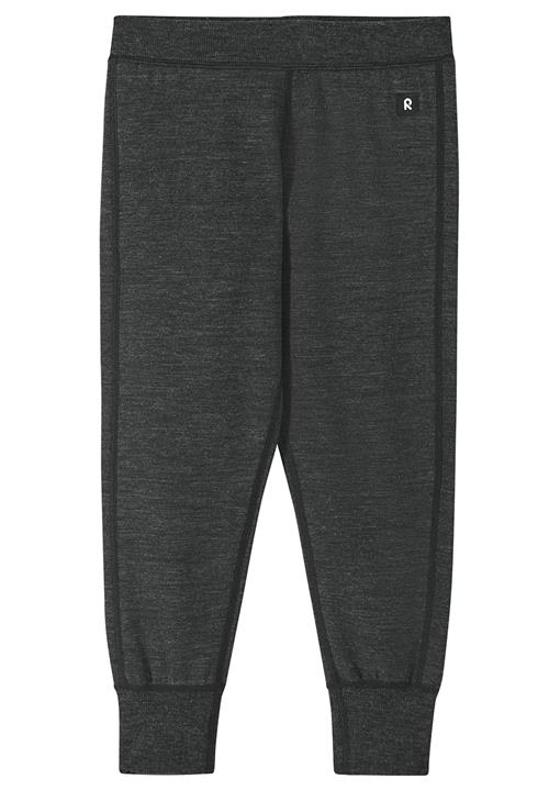 Reima Misam Uldbukser Black Melange  Black Melange 128 cm  Grå  128 cm  Drenge, Piger