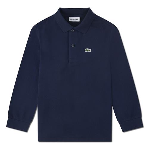 Lacoste Piqué-polo Med Lange Ærmer Marine  Marine 122 cm  Blå  122 cm  Drenge