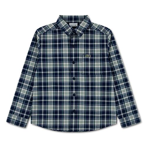 Lacoste Ternet Skjorte Marine  Marine 116 cm  Blå  116 cm  Drenge