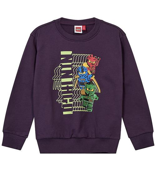 LEGOÂ® Ninjago Sweatshirt - LWSian 714 - Lilla m. Print