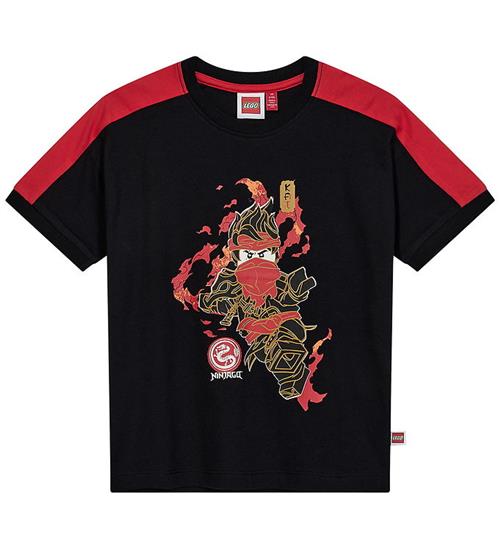 LEGOÂ® Ninjago T-shirt - LWTaj 710 - Sort m. Print