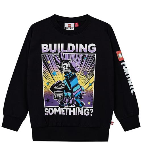 LEGOÂ® Fortnite Sweatshirt - LWSian 701 - Sort m. Print