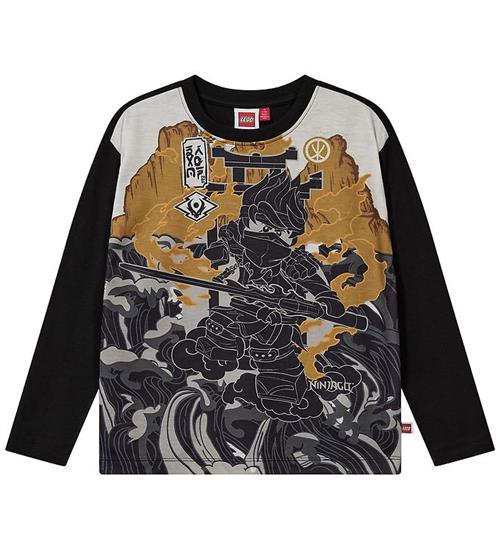 LEGOÂ® Ninjago Bluse - LWTaj 718 - Sort m. Print