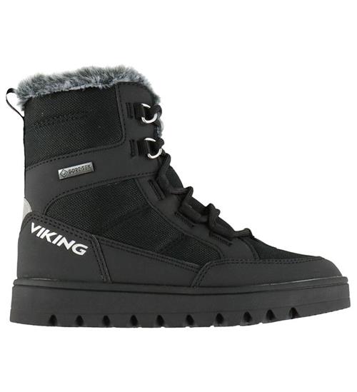 Viking Vinterstøvler - Fleek Warm GTX Zip - Black/Black