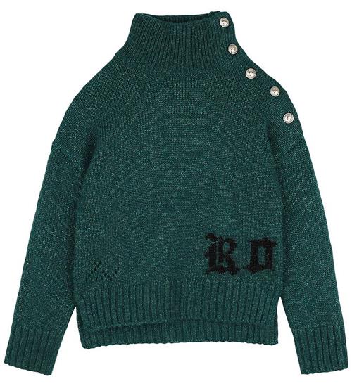 Zadig & Voltaire Bluse - Uld/Polyester - Rain Forest m. Glimmer