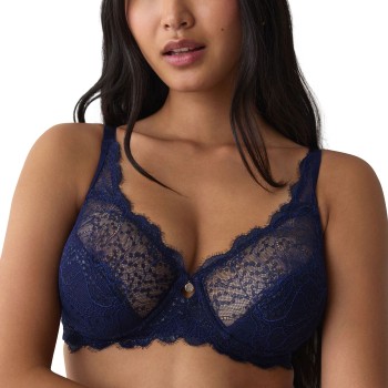 Triumph BH Amourette Sparkle Wired Bra Marineblå G 75 Dame