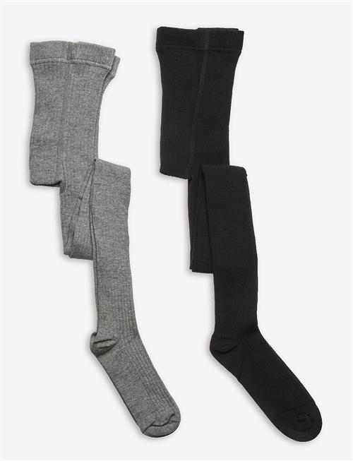 Minymo | Stocking - Solid Rib 2-Pack | 80-86