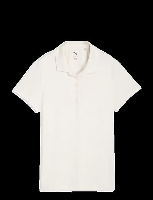 PUMA Golf | W Floral Lace Jacquard Ss Polo | M