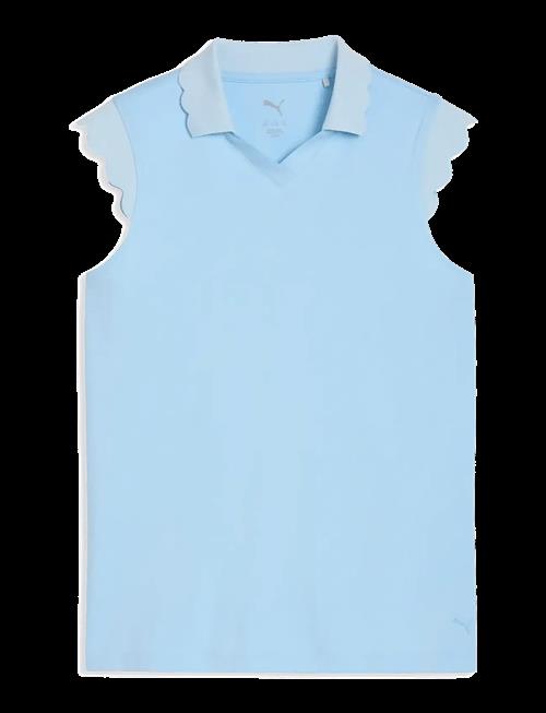 PUMA Golf | Girls Cloudspun Scallop Sleeve Polo | 140