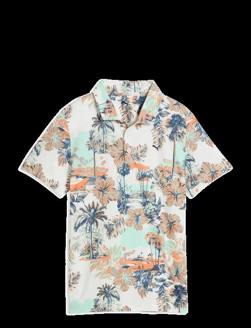 PUMA Golf | Boys Cloudspun Palm Polo | 116