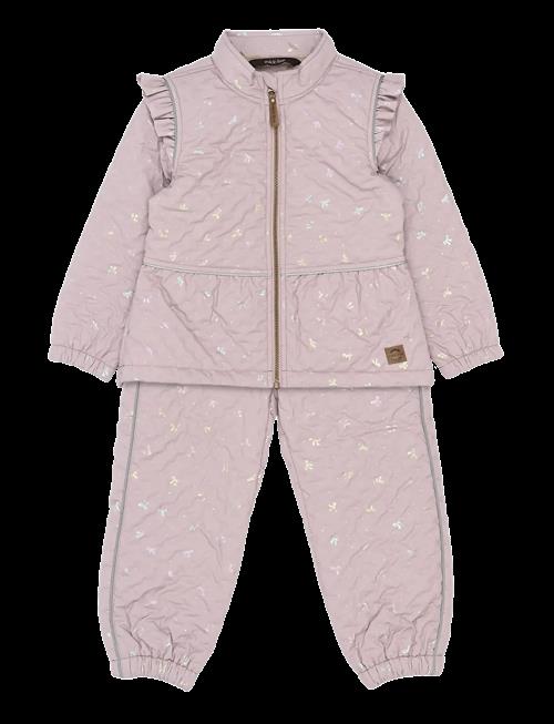 mikk-line | Thermal+ Frill Set Aop | 98