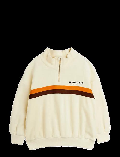 Mini Rodini | Alien City Fc Emb Half Zip Terry Sweatshirt | 128/134