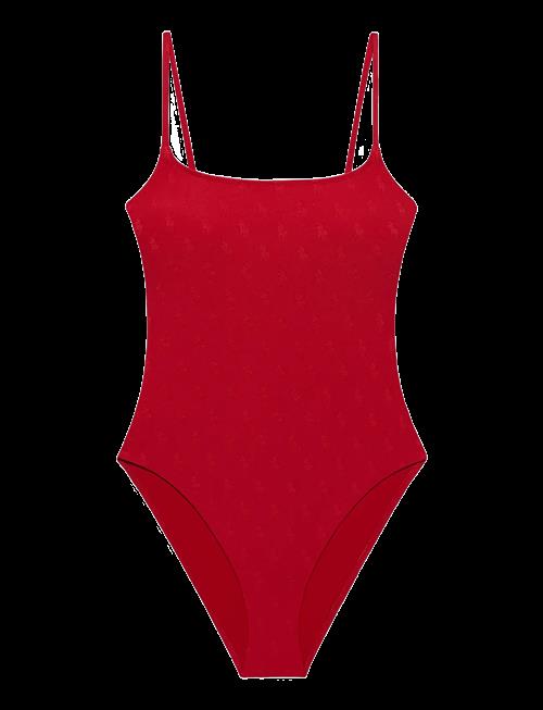 Polo By Ralph Lauren Swimwear | Prl Logo Jacquard Kennedy Swimsuit | L