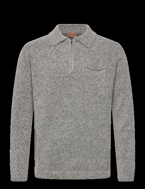 Mos Mosh Gallery | Mmgryan Soft Zip Polo Pullover | S