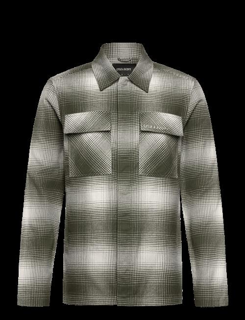 Lyle & Scott | Ombre Check Overshirt | XL