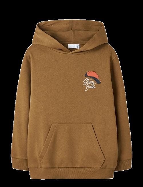 name it | Nkmnopal Ls Nreg Sweat Wh Bru | 116