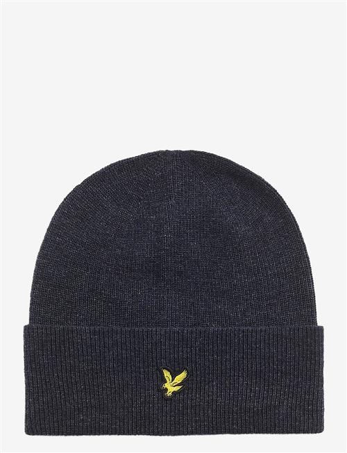 Lyle & Scott | Lambswool Blend Ribbed Beanie | ONE SIZE
