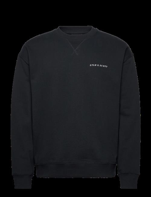 Lyle & Scott | Script Brushback Crew Neck Sweatshirt | XS