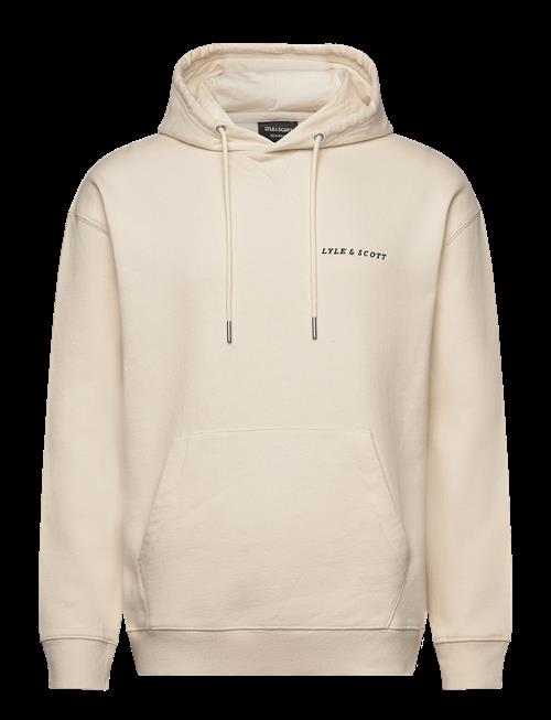 Lyle & Scott | Script Brushback Pullover Hoodie | XS