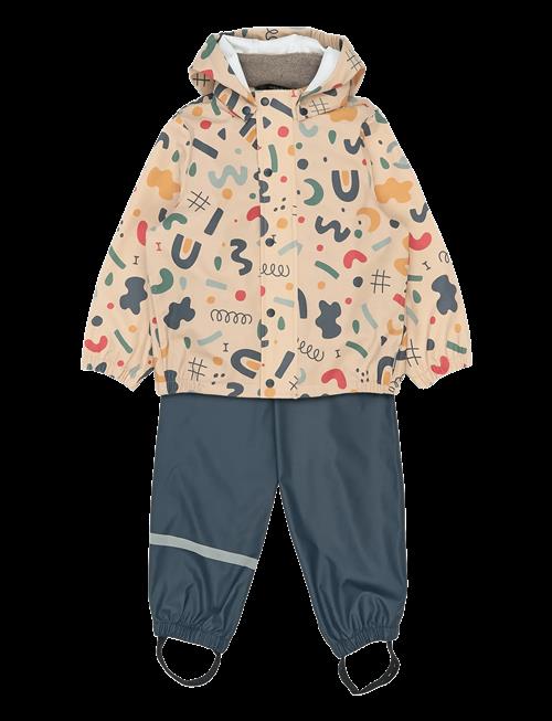 mikk-line | Pu Rain Set Aop W. Susp/104 | 140