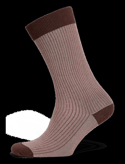 Copenhagen Studios | Cph Socks 8 Cotton Blend Brown | 39-42