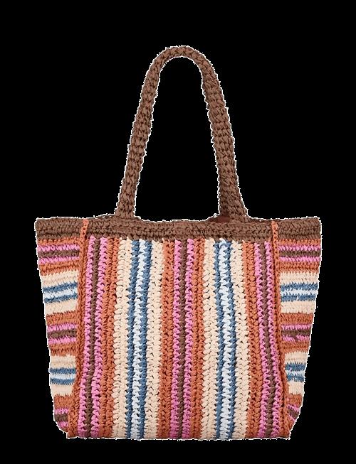 Becksöndergaard | Stripe Straw Tota Bag | ONE SIZE