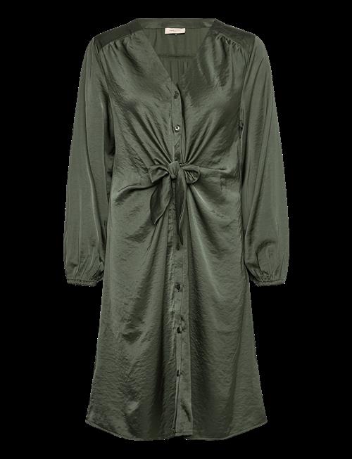FREE/QUENT | Dress From Freequent In A Beautiful Satin Material. The Dress Has Long Sleeves, | S